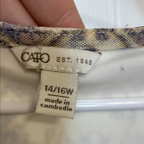 Cato Cream Dress or Tunic with Floral and Paisley Pattern - Picture 2 of 7